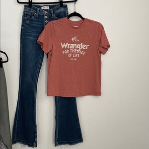 Wrangler For The Ride Of Life • Small • T-shirt